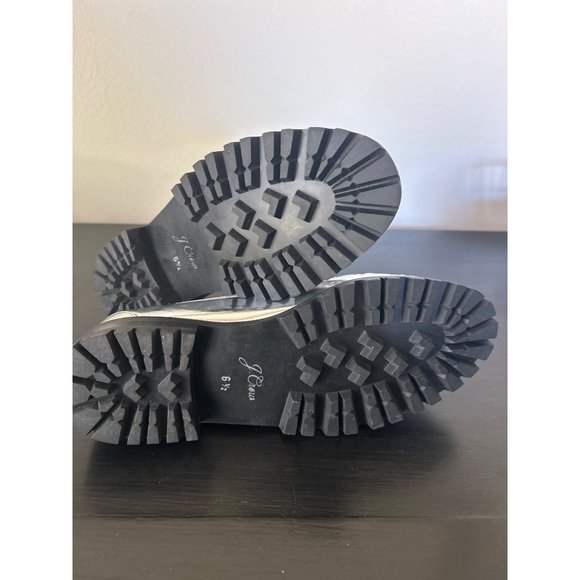 Winona lug-sole penny loafers in metallic leather Item BT894, Size 6H - Picture 4 of 5